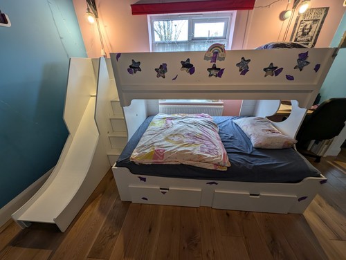 Premium bunkbed with slide - premium,