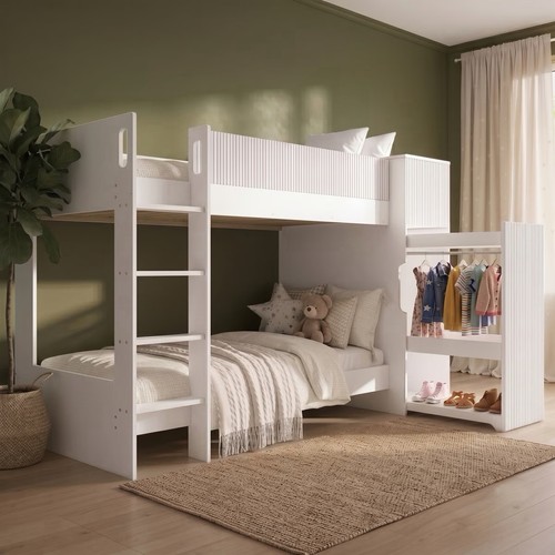 Kids bunk bed - kids, white