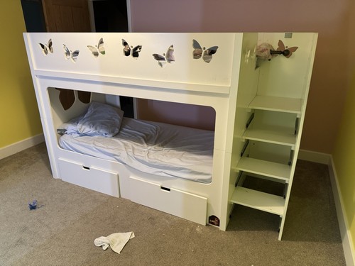 Bunk beds with - beds, and