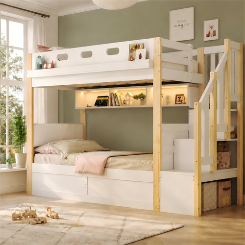 Bunk bed single - bed,