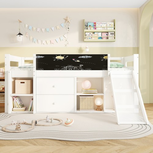Kids cabin bed - bed, wood