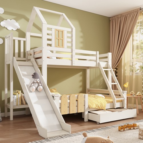 3ft single bunk beds - single, with