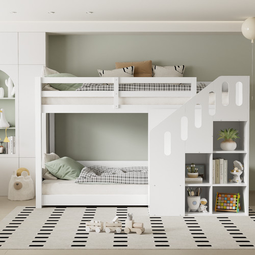 3ft bunk bed white childrens - bed,