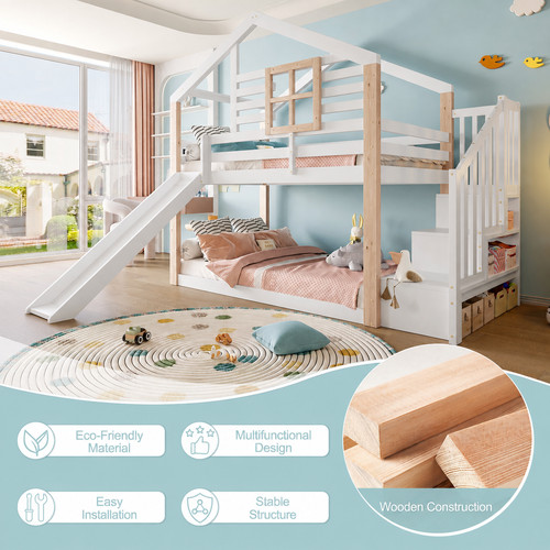 Kids bunk bed with fun - bunk,